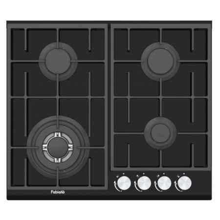 Газовая панель Fabiano FHG 8244 VGHT Black Glass А-7